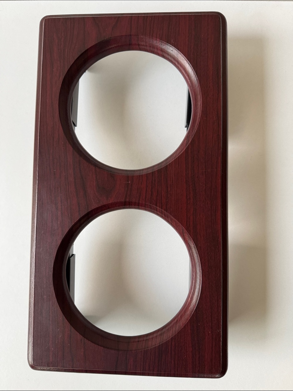 SPOT Posture Pro Stainless Steel Adjustable Wood Grain Double Cup Holder Insert - Picture 9 of 15